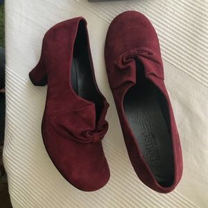 Hotter(TM) Cranberry Suede pump